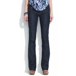 Madewell Bootlegger Dark Wash Whiskered Jean Sz 26‎